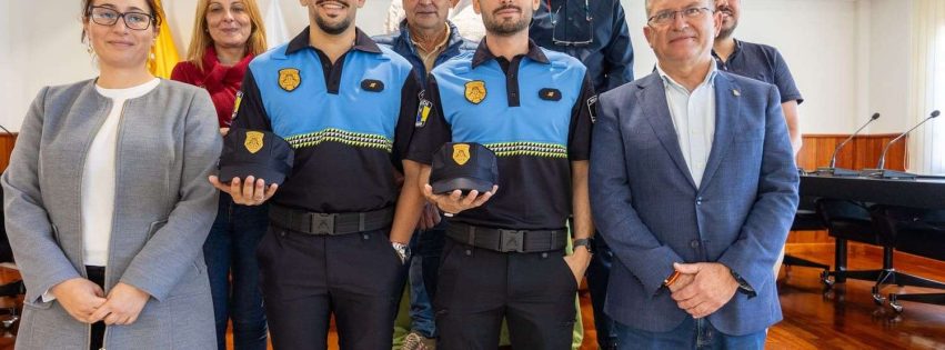 nuevos agentes de la Policía Local en Valleseco