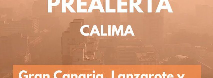 prealerta por calima